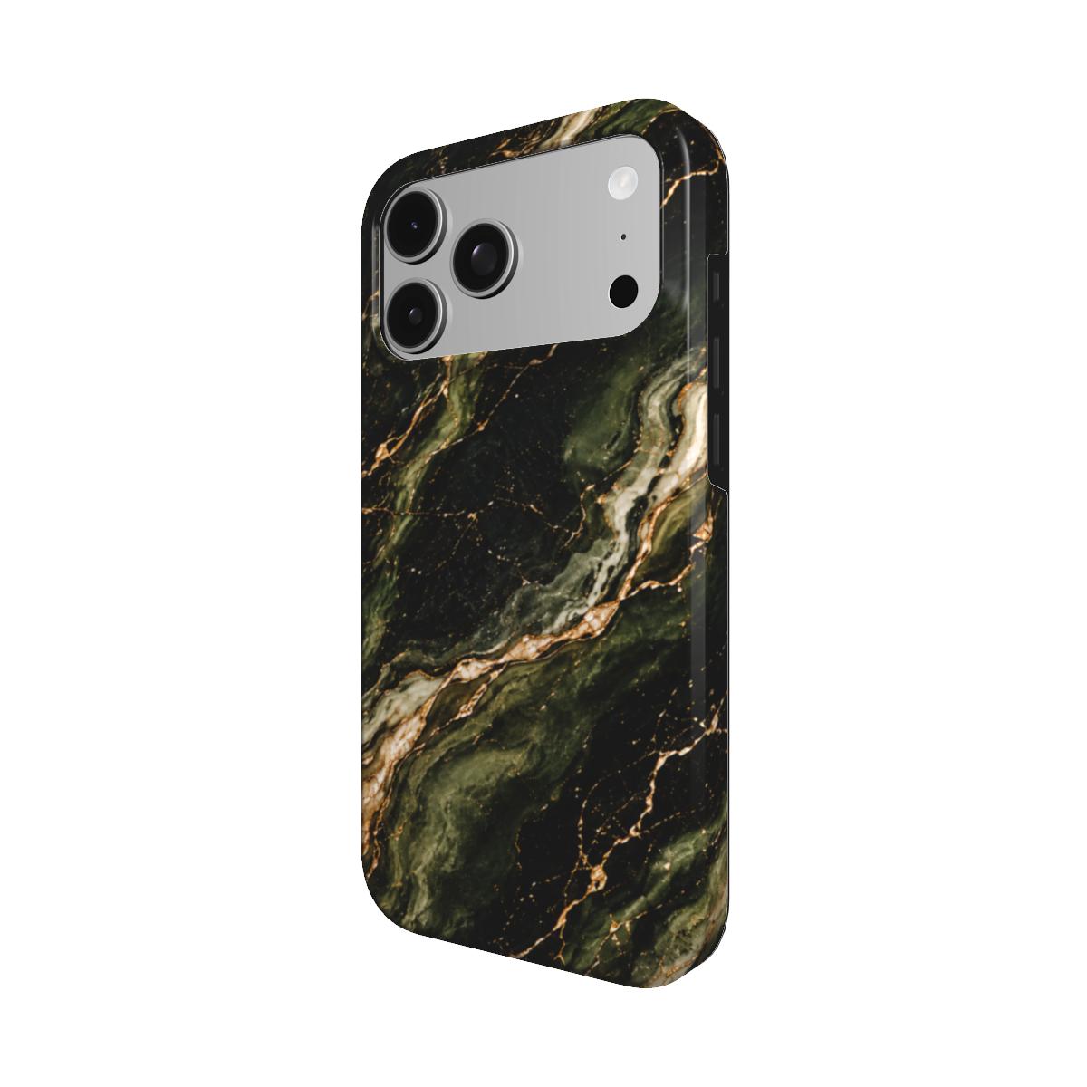 Golden Vein – Luxe Marmer Telefoonhoesje