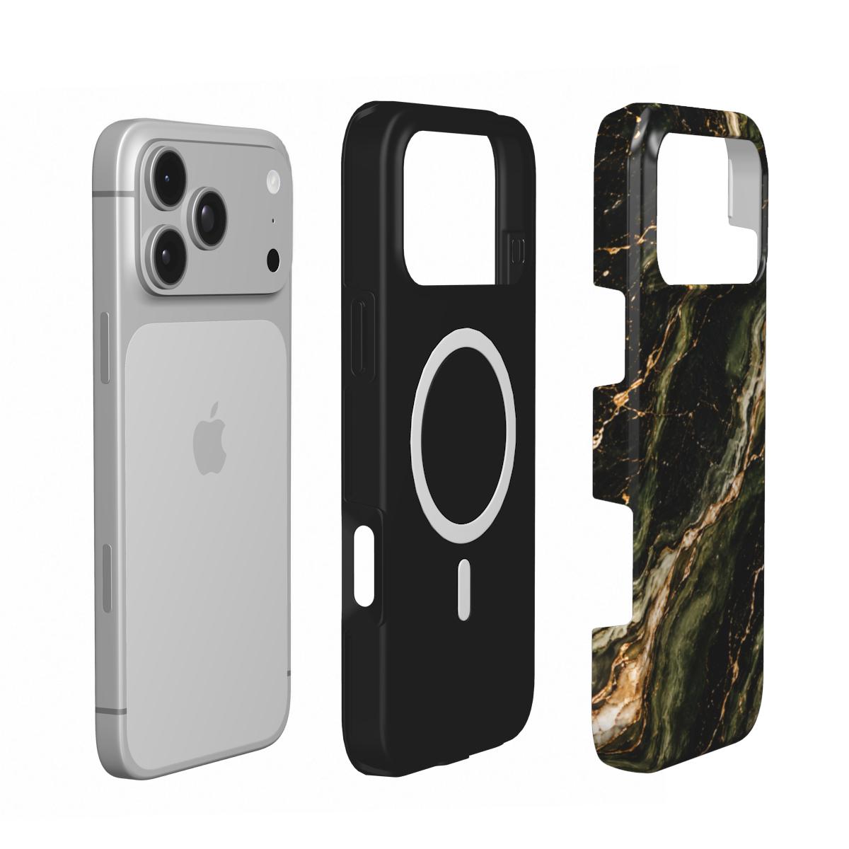 Golden Vein – Luxe Marmer Telefoonhoesje