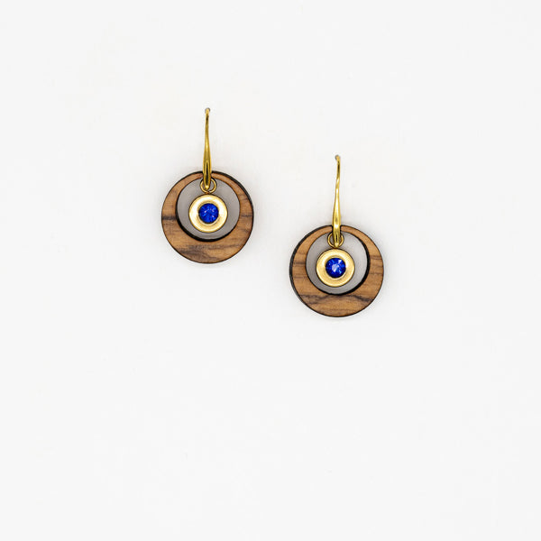 Fos oorbellen van olijfhout | Olive Collection