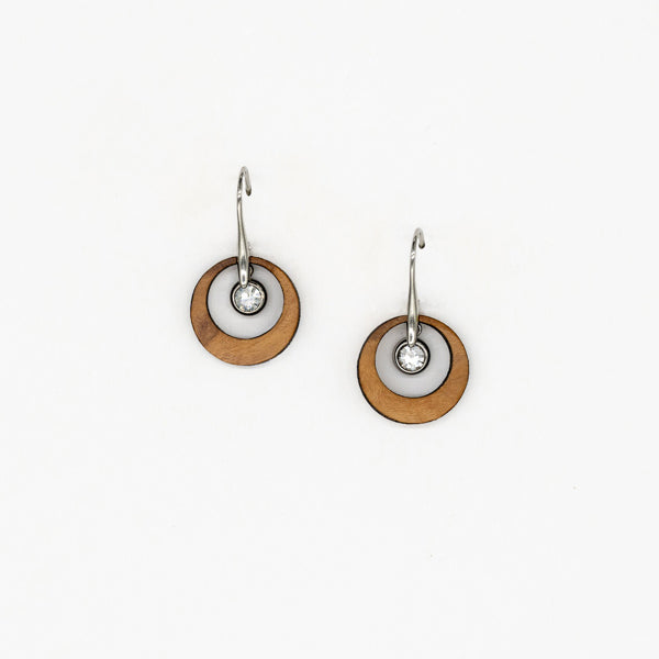 Fos oorbellen van olijfhout | Olive Collection