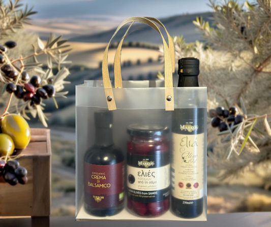 Cadeaupakket Markou Samos – Authentieke Griekse Smaakbeleving