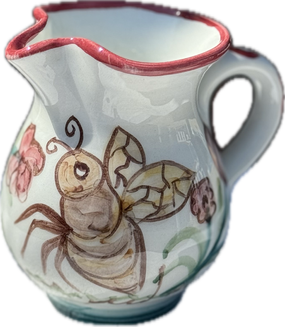 Honey pot Poppi Art Samos/ Red fish 