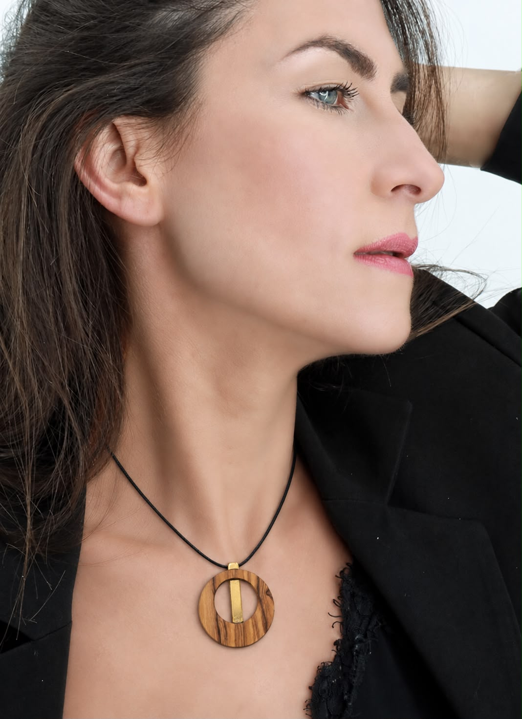 Isorropia hanger van olijfhout | Olive Collection