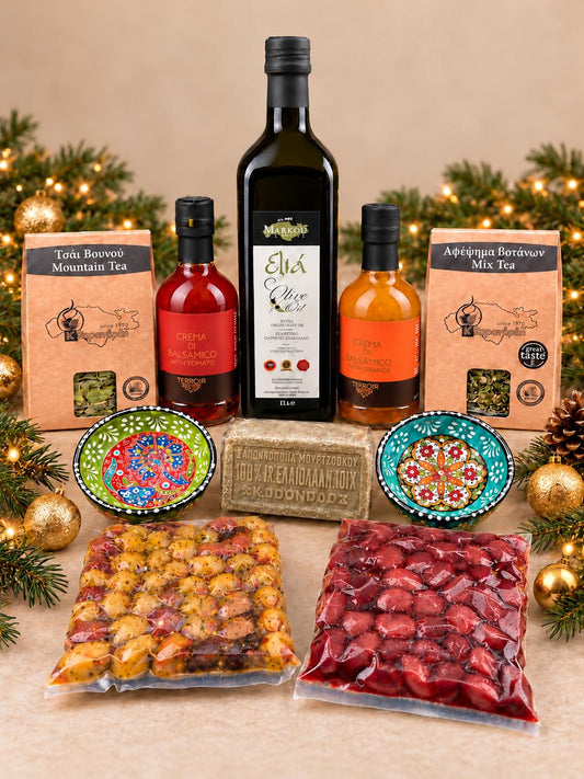 Luxe Grieks Kerstpakket – Een Kerst vol Smaken van Samos
