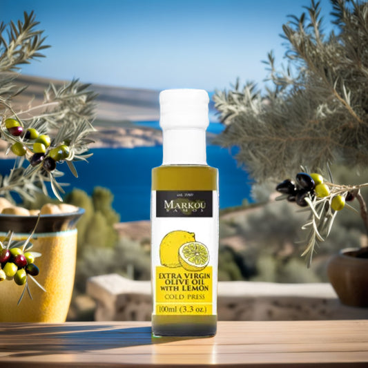 Markou Olijfolie 100 ml extra vergine met citroenaroma